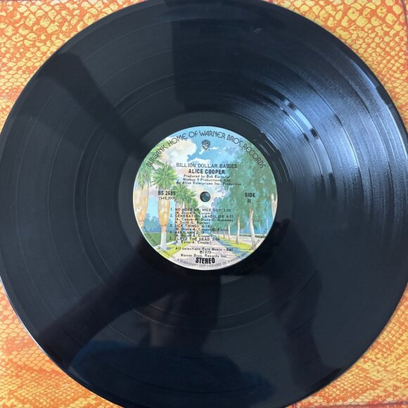 Alice Cooper Billion Doller Babies LP 1973 Gate Fold Vinyl With Insert - Picture 2 of 4
